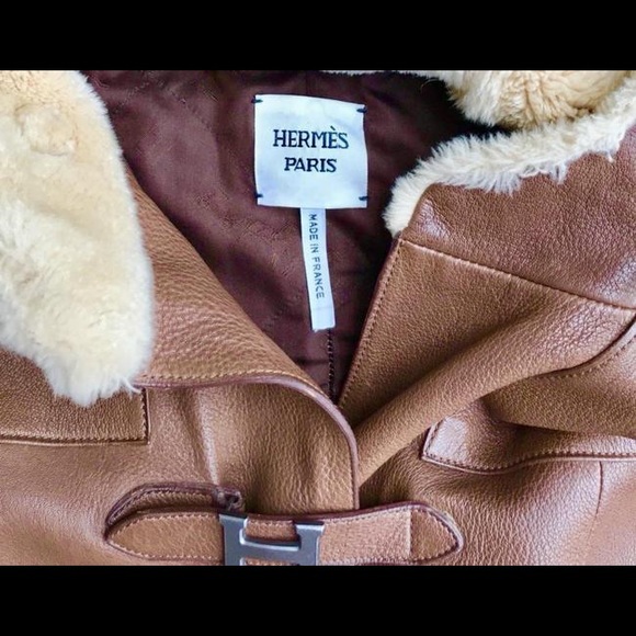 SOLD in my other stor Hermes Brwn Constance Coat 6 - Picture 7 of 8